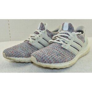 Adidas Mens UltraBoost 4.0 DNA White Multicolor Athletic Shoes Sneakers Size 7.5